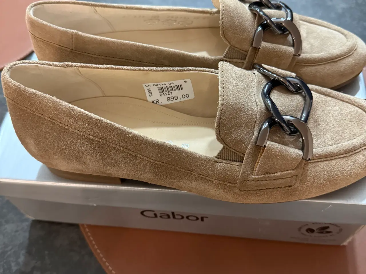 Billede 2 - Gabor Loafers i Beige