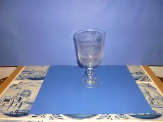 Antik Fransk Souvenir Glas