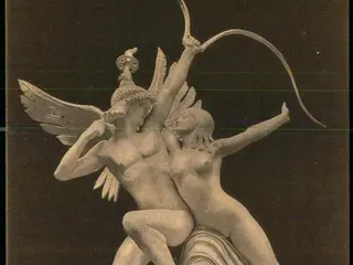 Musæet ved Kildekrog - Rudolf Tegner - Eros forlader Psyke - Nordisk Kunst u/n - Ubrugt