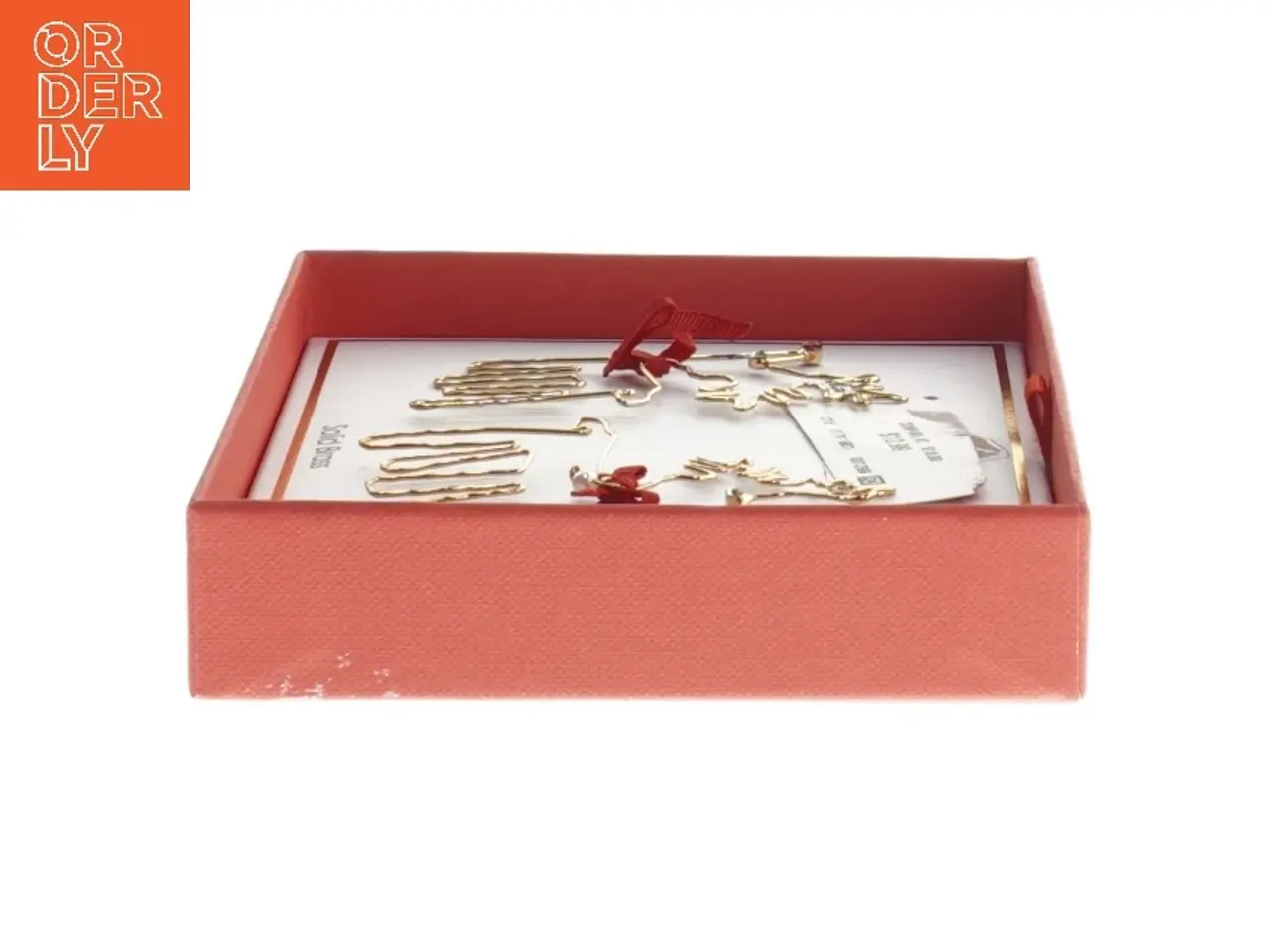 Billede 2 - Julepynt/ørenringe fra Solid Brass (str. 7 cm)