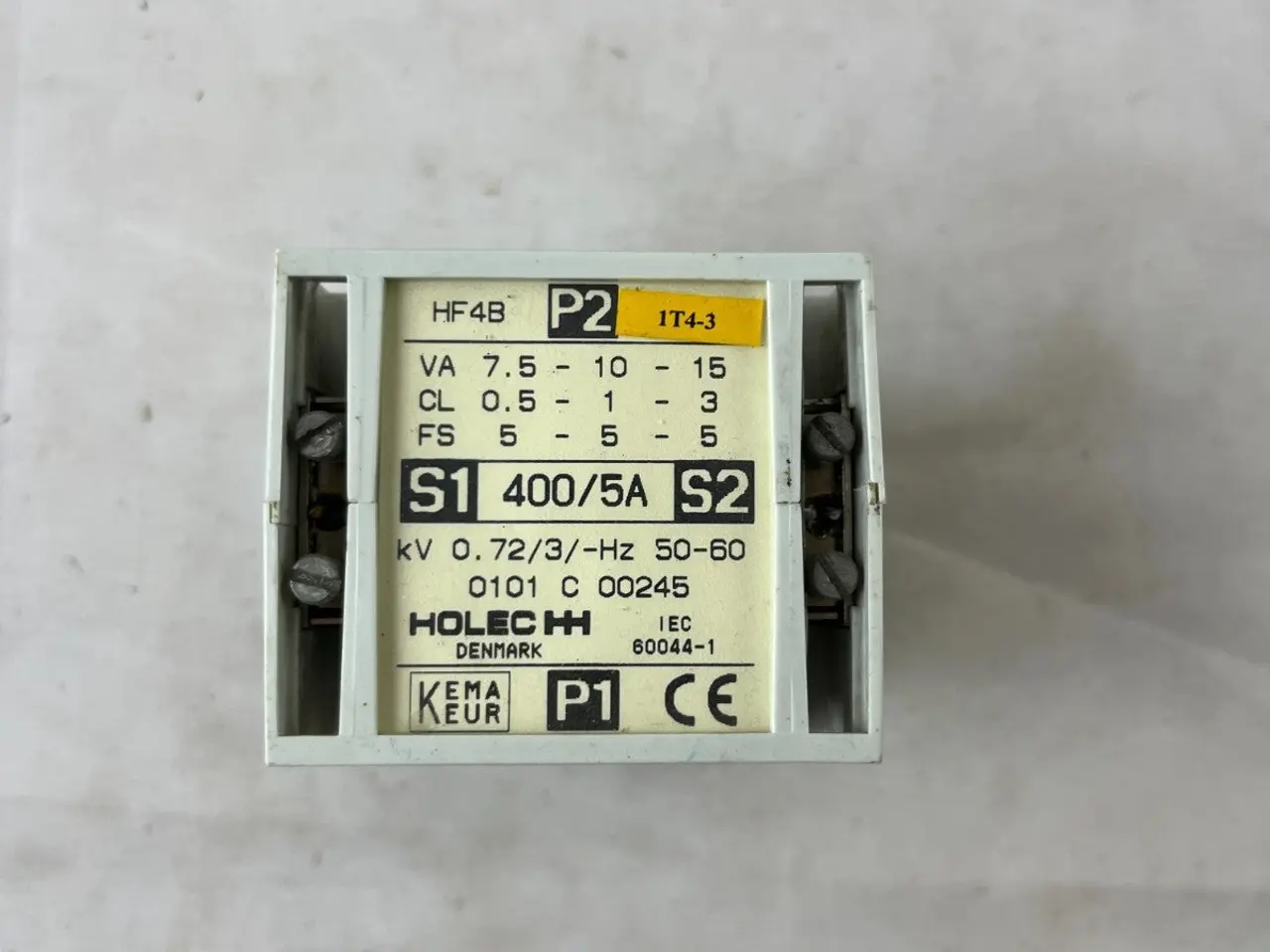 Billede 3 - Holec HF4B 400/5A strømtransformer 7.5/10/15VA IEC