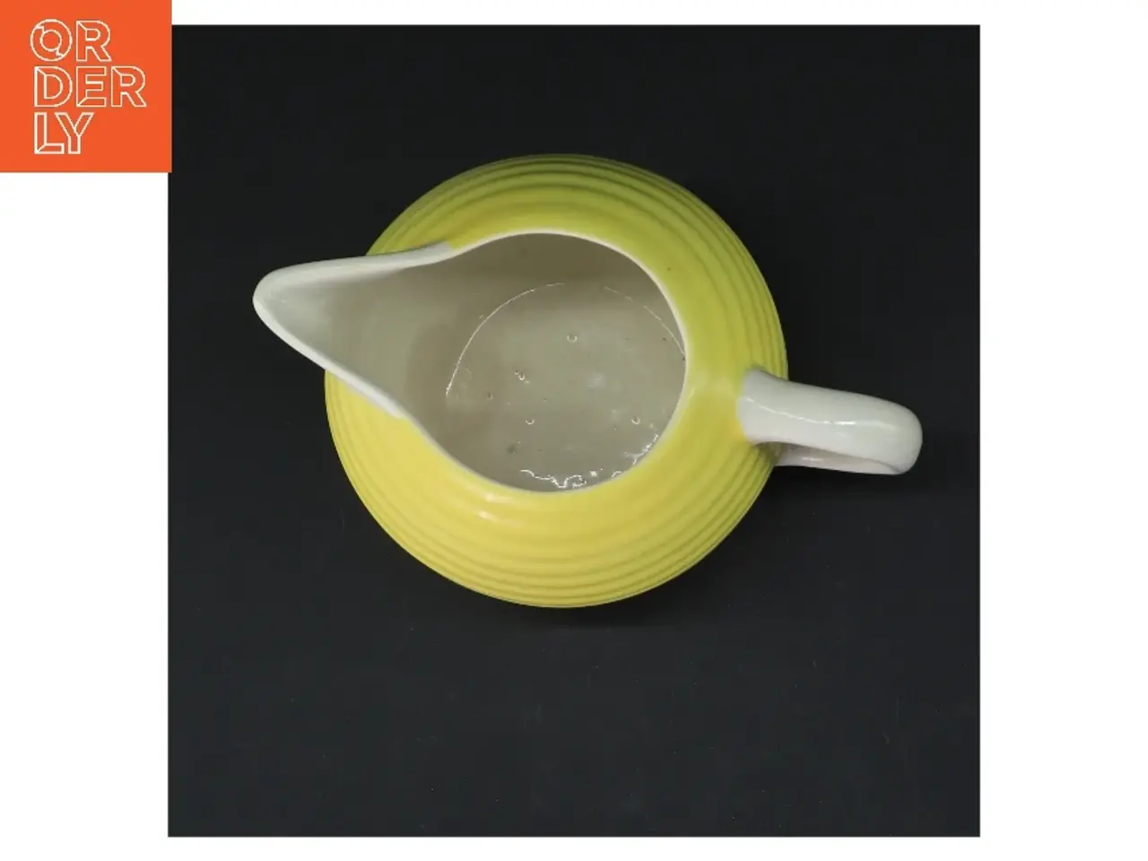 Billede 4 - Gul keramik kande fra czechoslovakia (str. 9,5 cm)