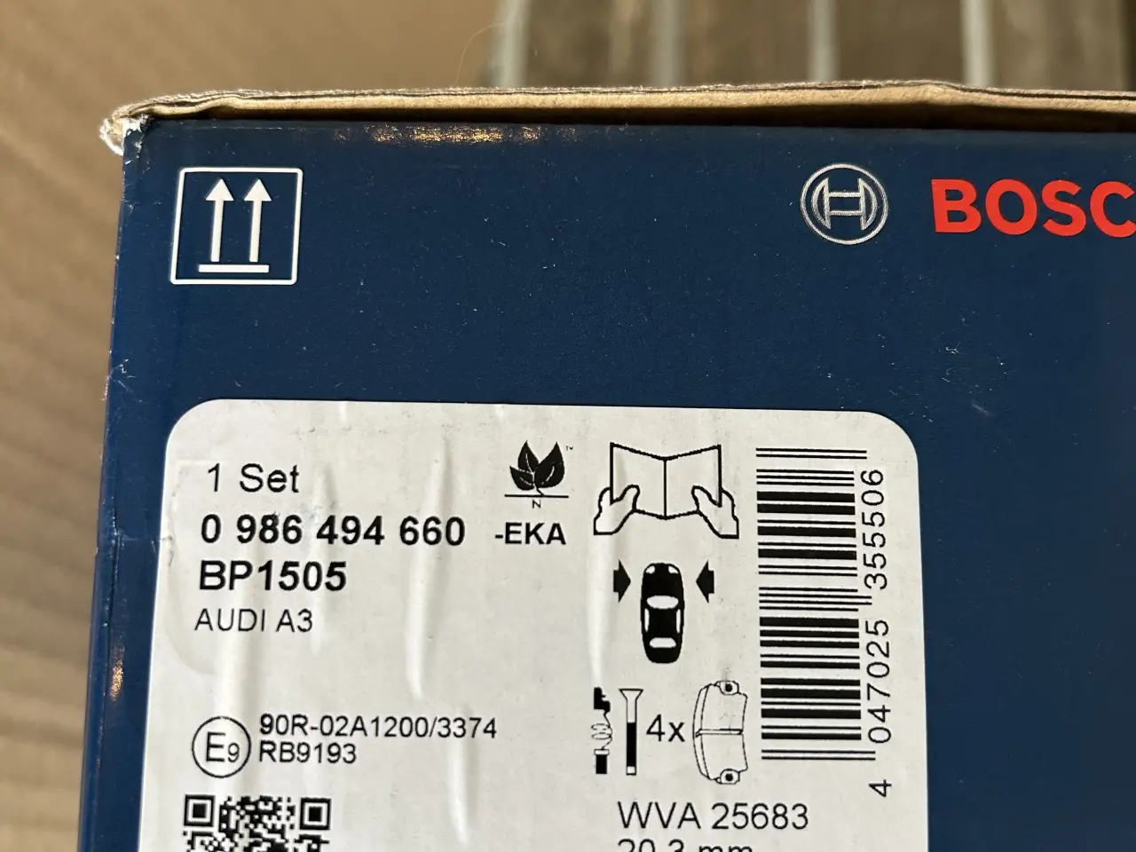 Billede 5 - BOSCH Bremseskiver+klodser til VW Golf VII mf.