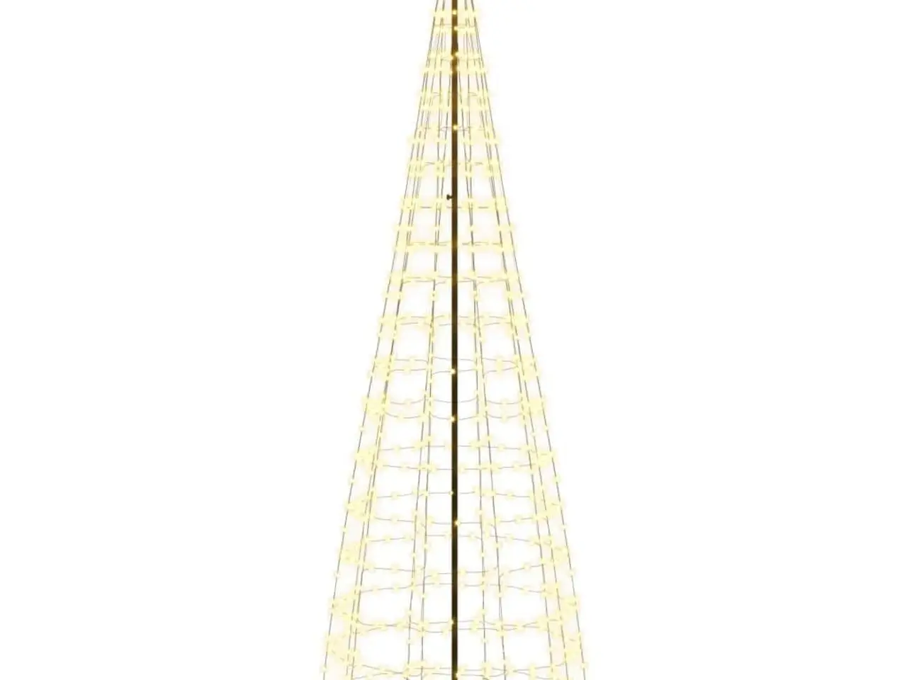 Billede 4 - LED-juletræ med spyd 570 LED'er 300 cm varmt hvidt lys