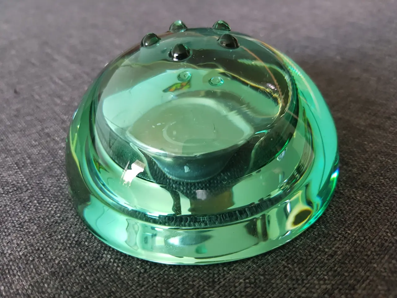 Billede 2 - Fyrfadsstage i glas, Iitala Finland