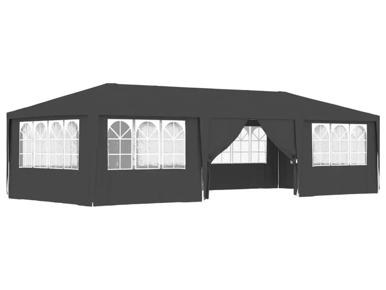 Billede 5 - Festtelt med sidevægge 4x9 m 90 g/m² antracitgrå