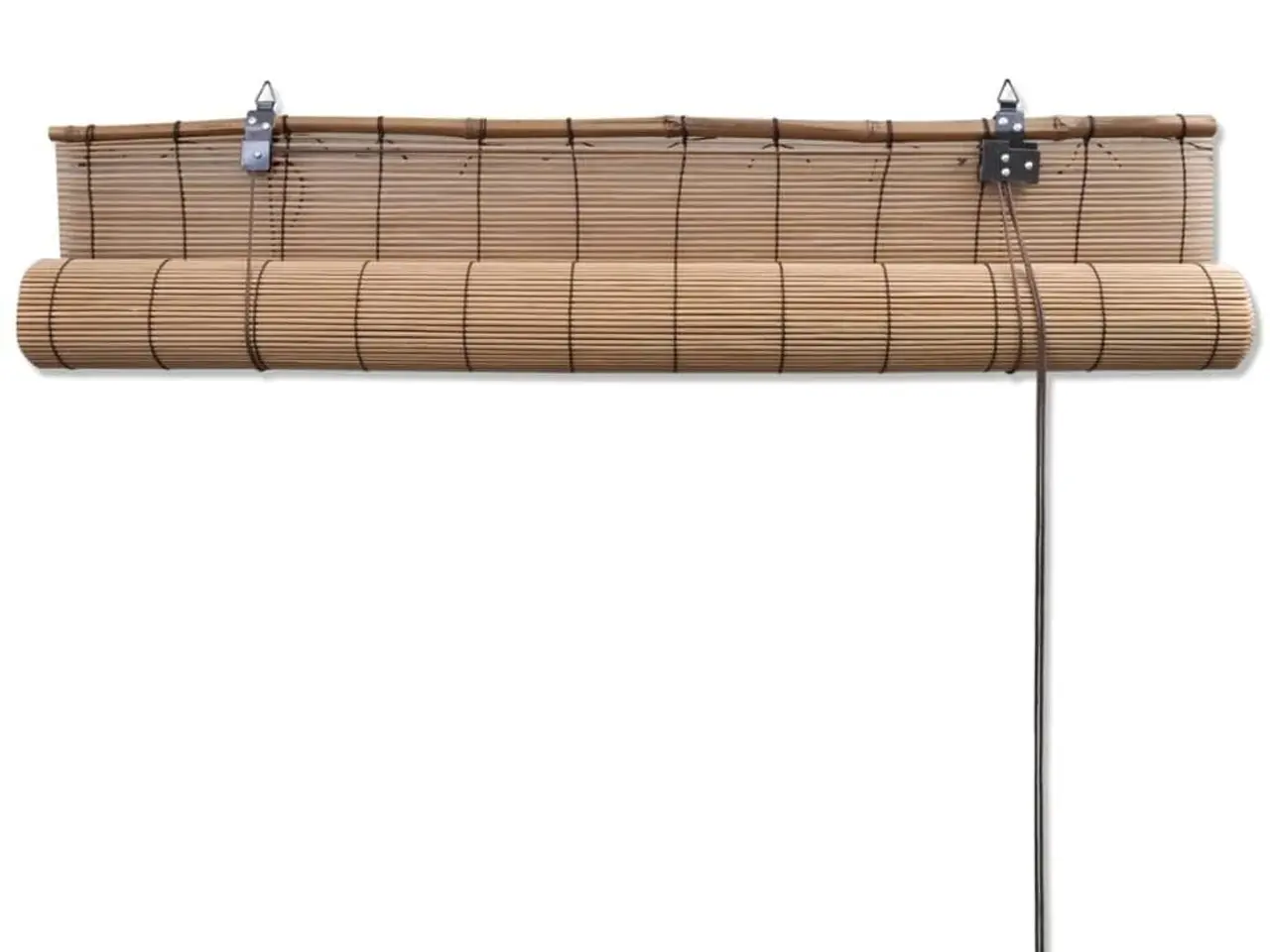 Billede 5 - Rullegardin i bambus 100 × 220 cm - brun