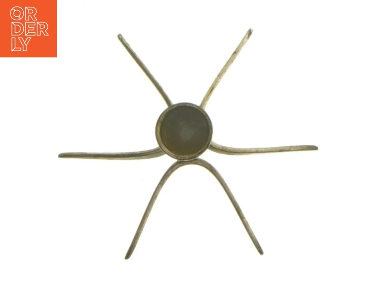 Billede 4 - Vintage metal lysestage (str. Ø 7 cm)