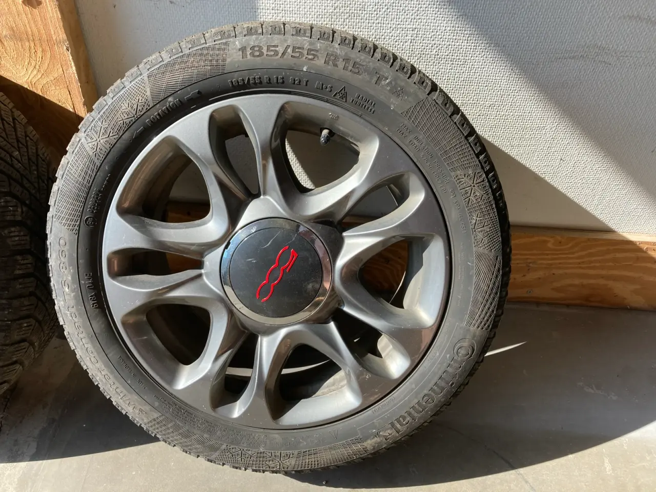 Billede 4 - Originale Fiat 500 sport vinterhjul