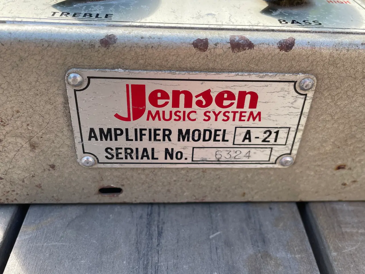 Billede 1 - Til Jensen J 40 jukebox sælges forstærker