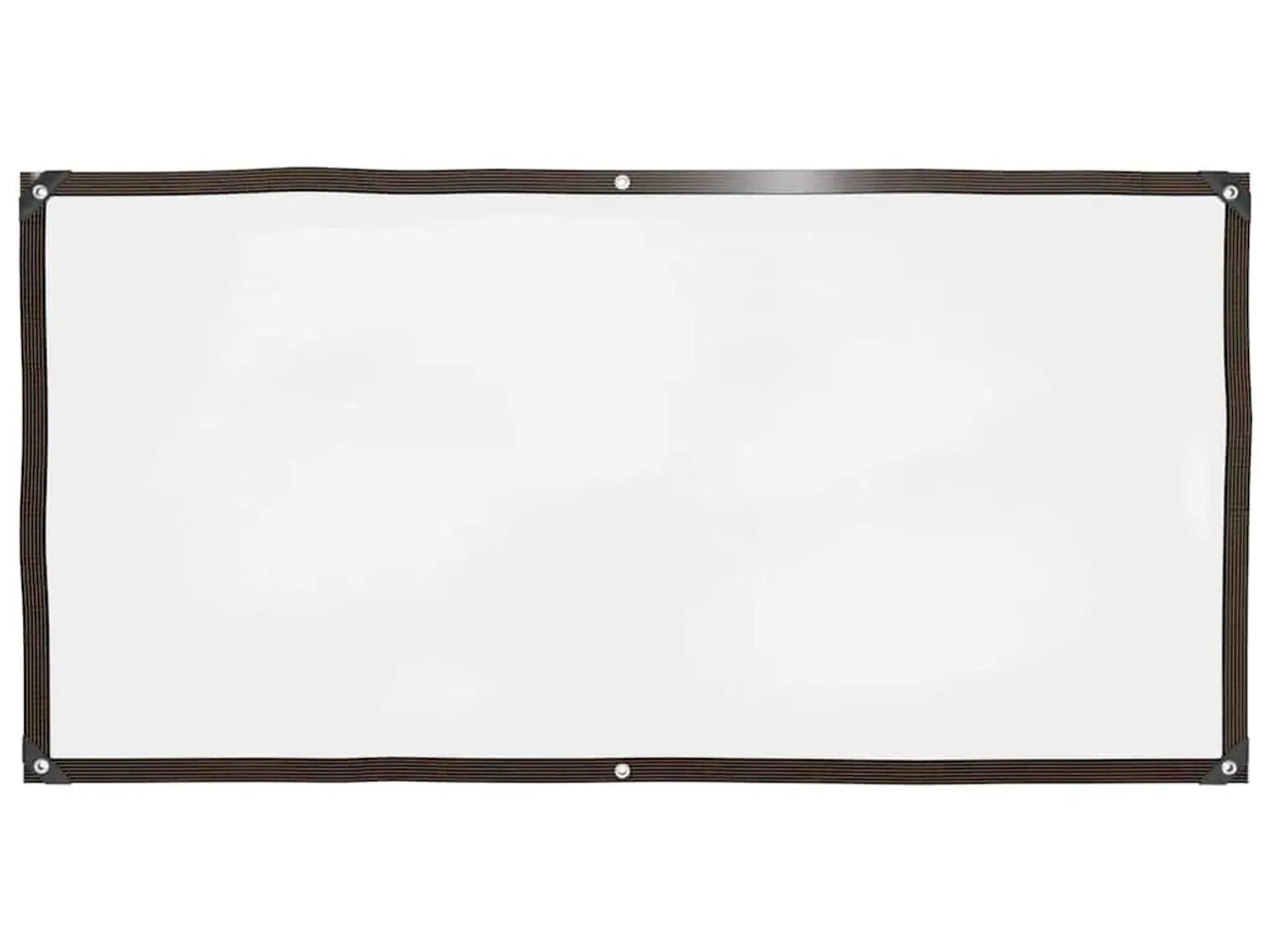 Billede 1 - Klar presenning med øjer 1×2 m - polyethylen, transparent