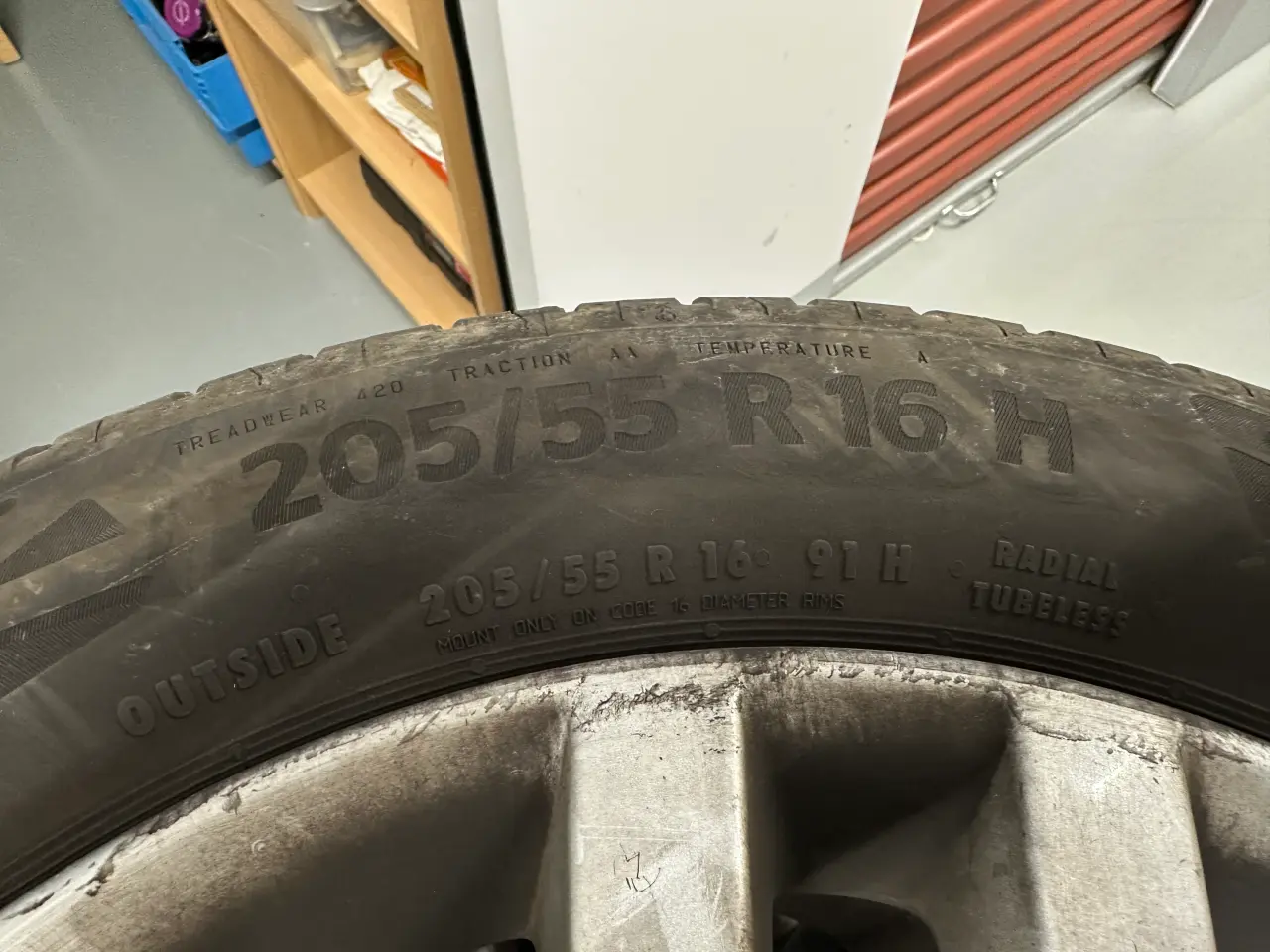 Billede 1 - Continental sommerdæk 205/55R16 91H