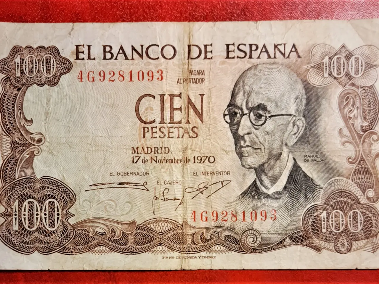 Billede 2 - SPANIEN SPAIN 100 PESETAS 1970 BEDRE SERIE!