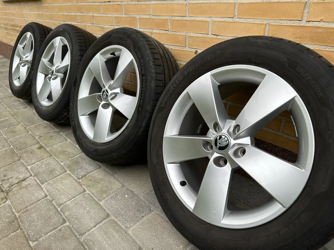 Billede 1 - 17" Originale Skoda/Vw/Audi sommerfælge 5x112