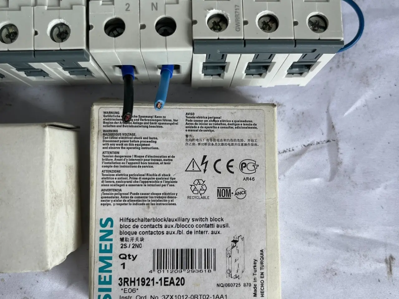 Billede 4 - Siemens Sirius Contactors, Mcbs And Auxiliary /