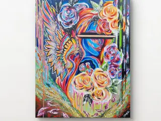 "Wings in Galaxy" | 90x70cm