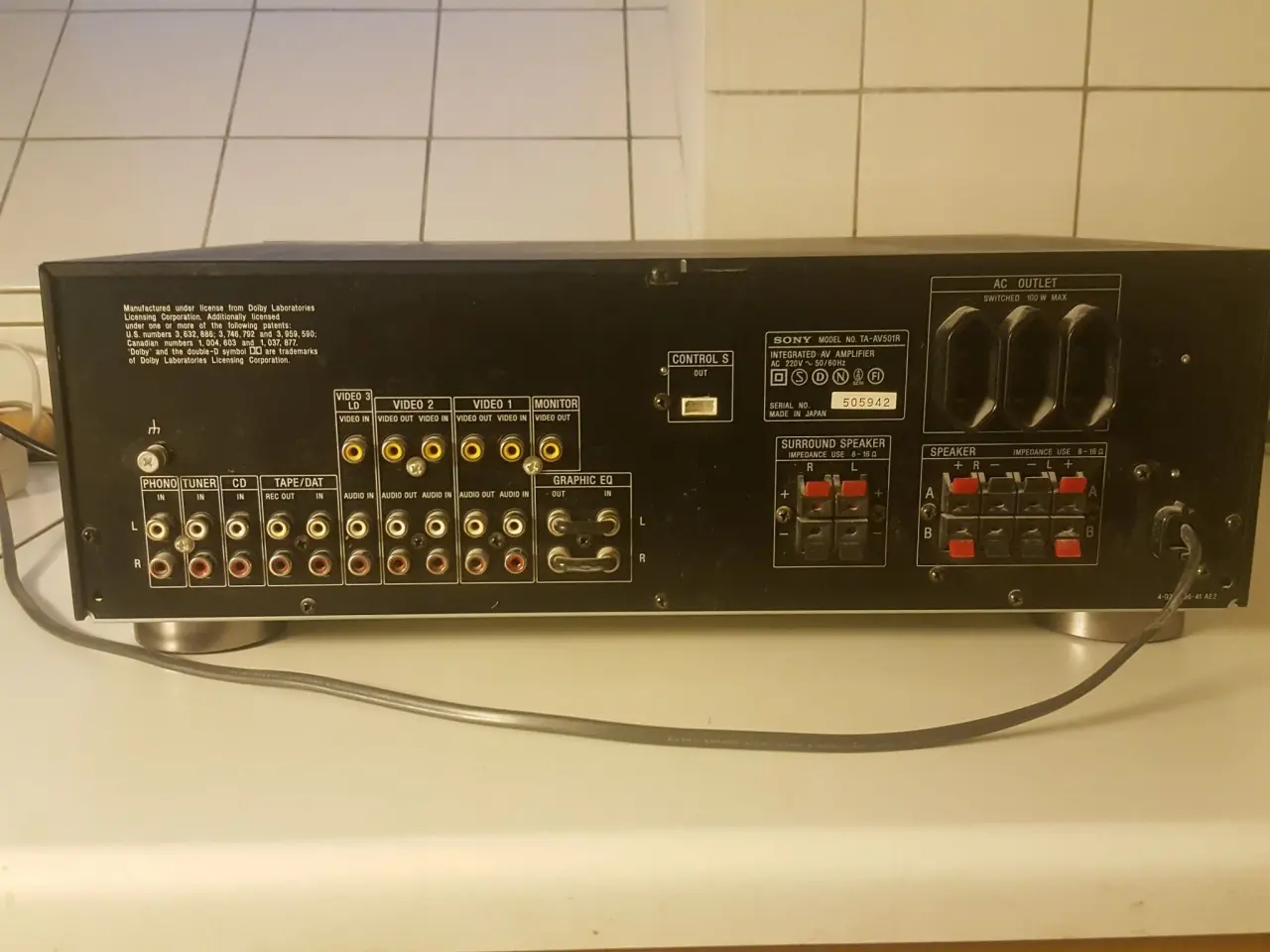 Billede 2 - integrated TA-AV501R