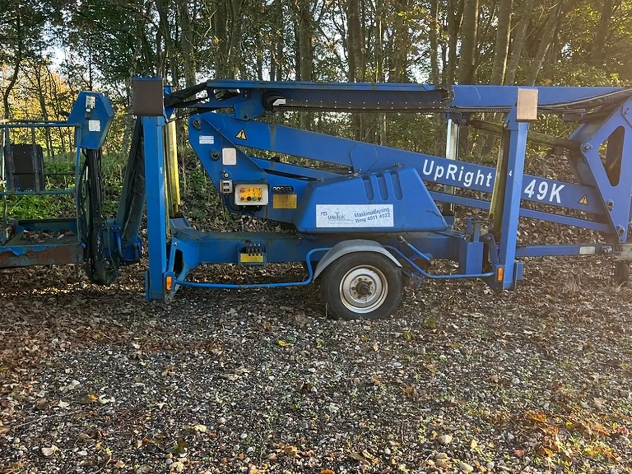 Billede 5 - Upright TL49 K Trailerlift - Knækarmslift