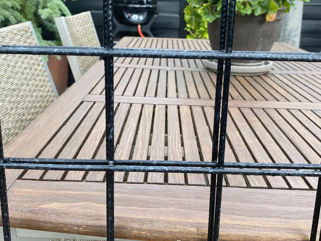 Billede 2 - 2 stk espalier med kant, sort. 80x170