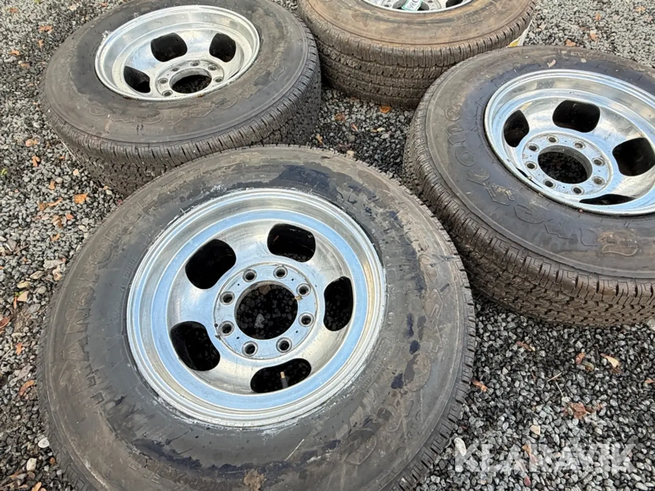Billede 8 - Dæk og fælge Firestone Chevy Van 4 styk