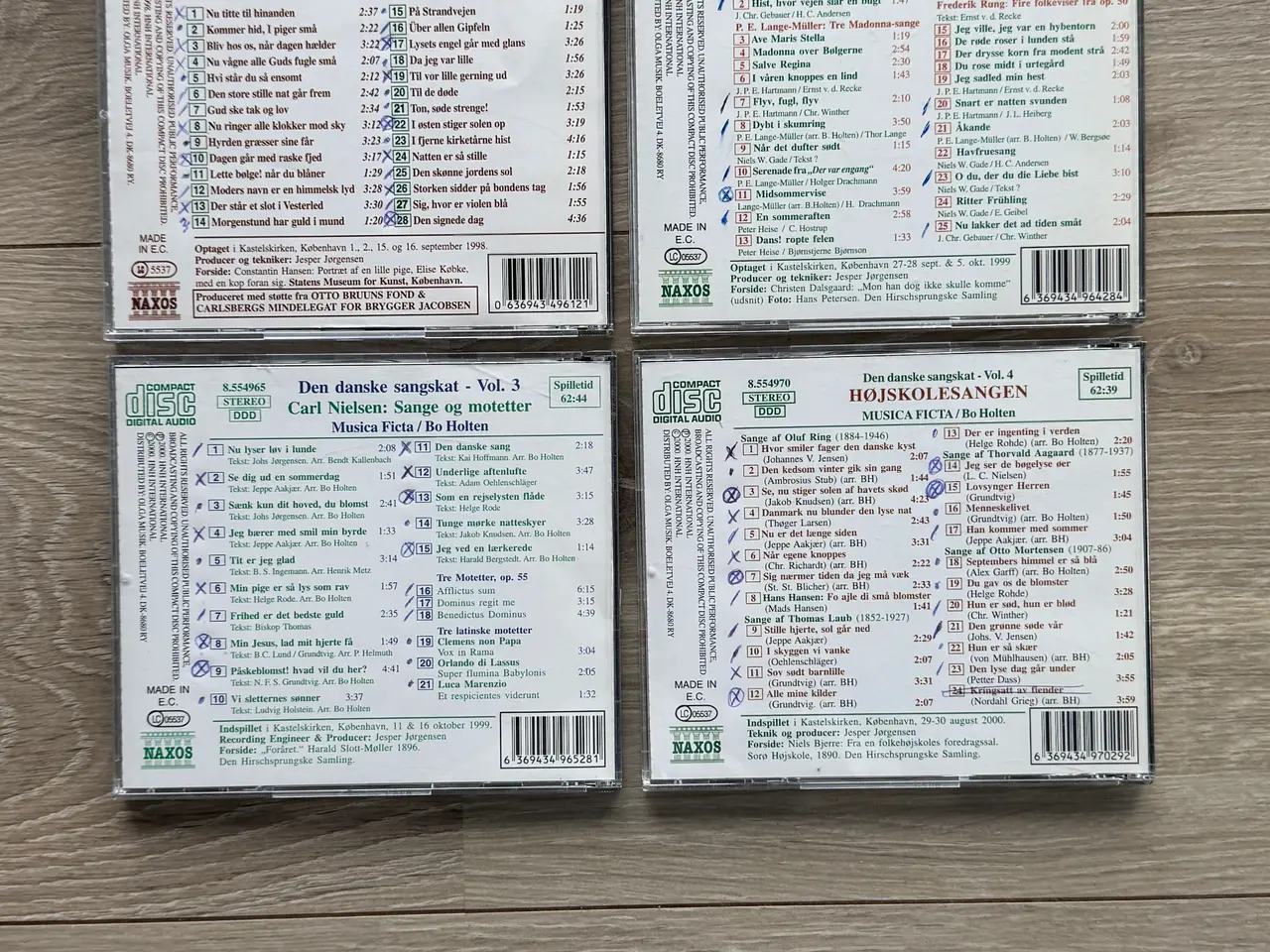 Billede 2 - CD’ER DEN DANSKE SANGSKAT VOL. 1-4
