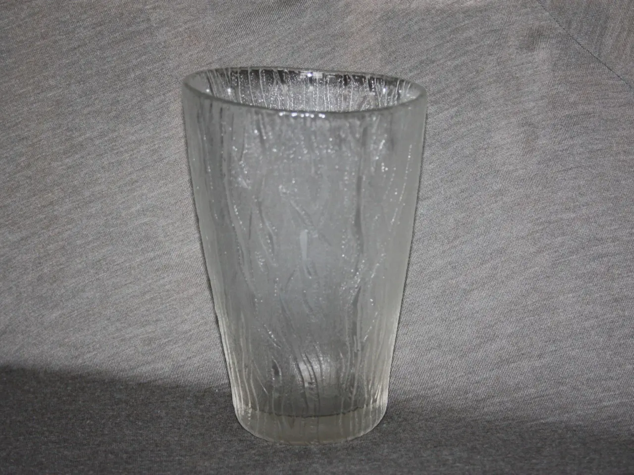 Billede 1 - Glas vase højde 24 cm