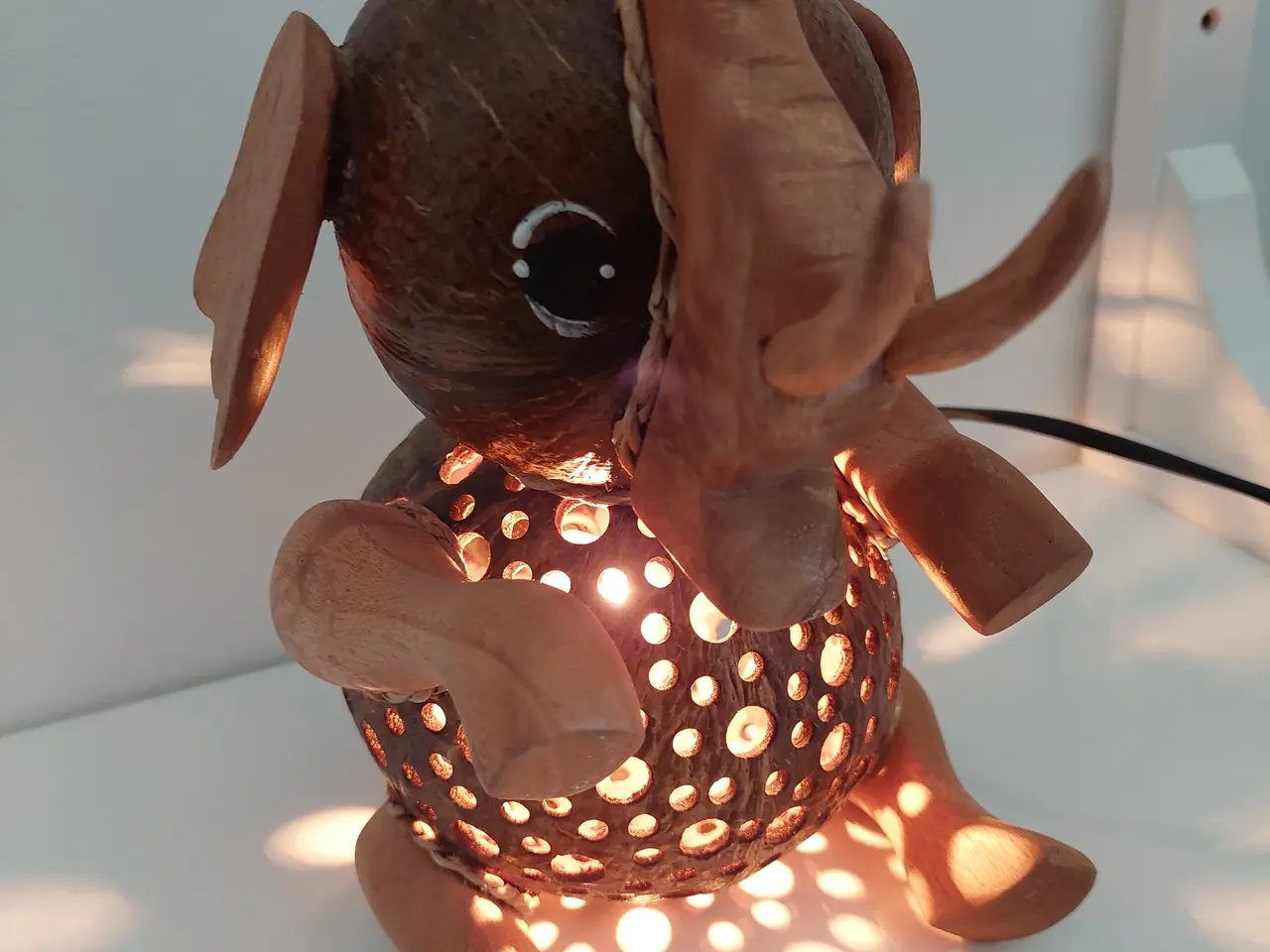 Billede 3 - håndlave bordlampen som elefant