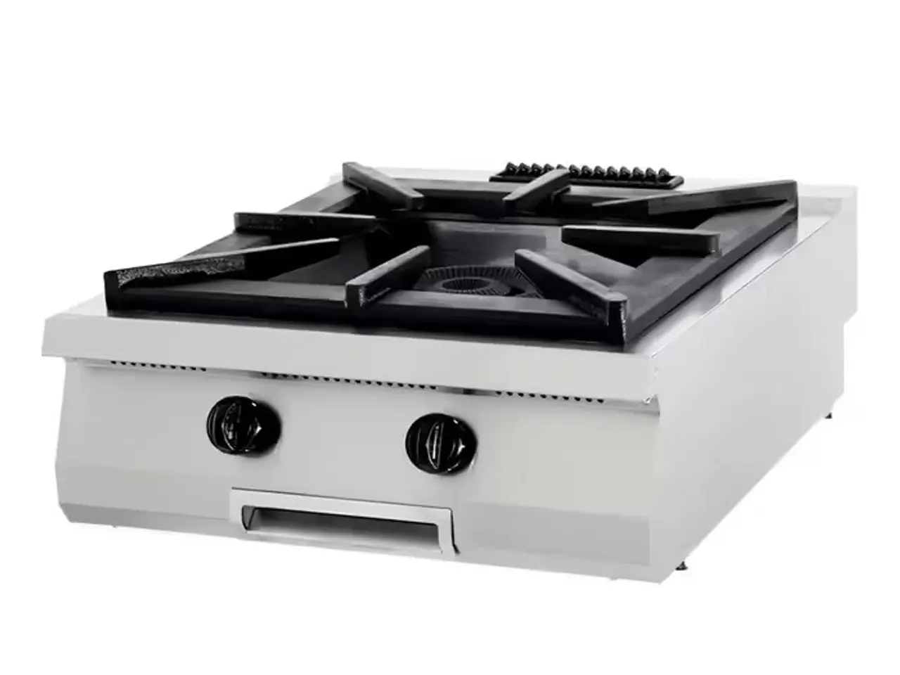 Billede 1 - Premium Gaskomfur (10 kW) – 1 Blus Dobbelt brænder