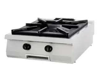 Premium Gaskomfur (10 kW) – 1 Blus Dobbelt brænder