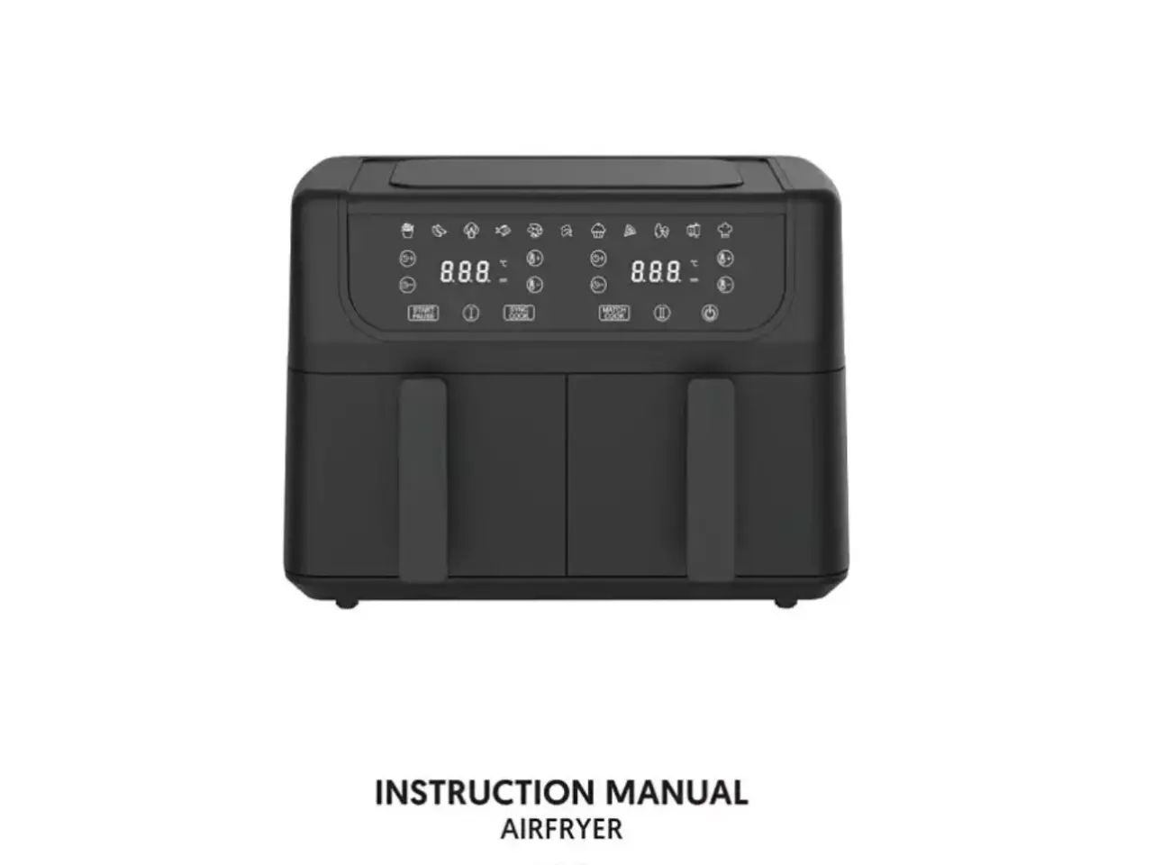 Billede 1 - Salling Dobbelt Airfryer-Sort