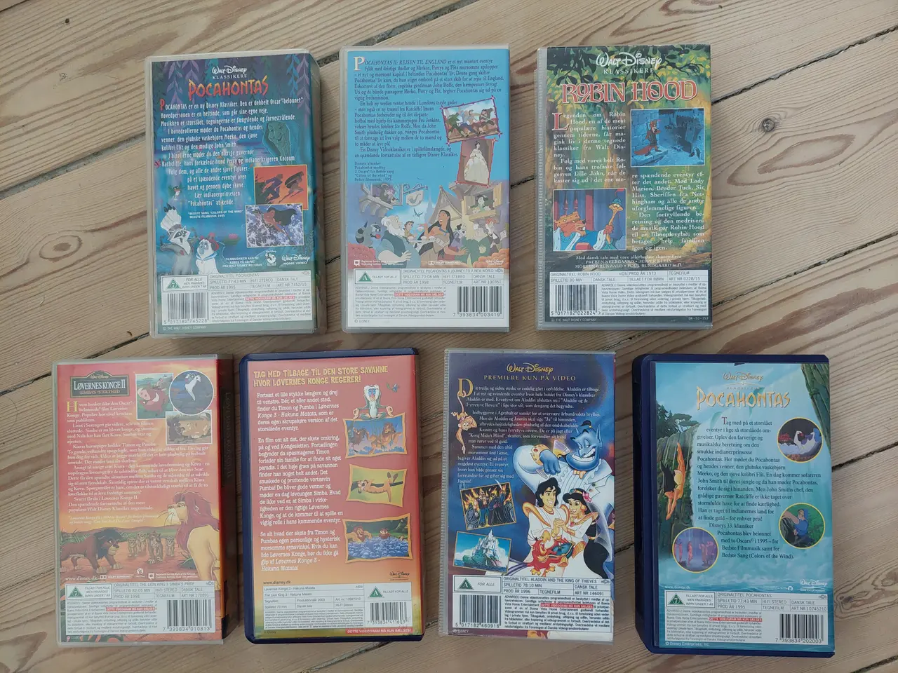 Billede 2 - Disney VHS-pakke – 7 Klassikere