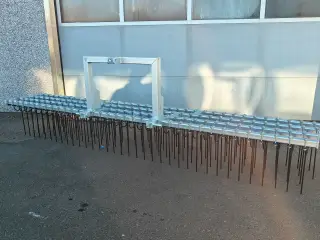 Anker Bjerre Riven 4-Rækket, 350cm, 3-punkt ophæng Meget effektiv!