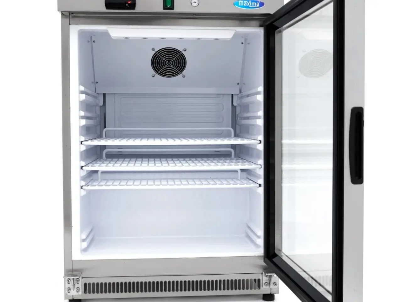 Billede 1 - Displaykøleskab 200 L – rustfrit stål