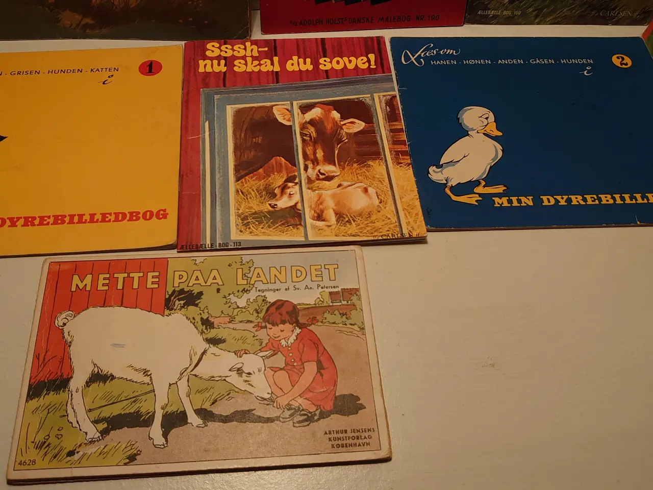 Billede 5 - 11 stk vintage børnebøger om bondegårdsdyr.