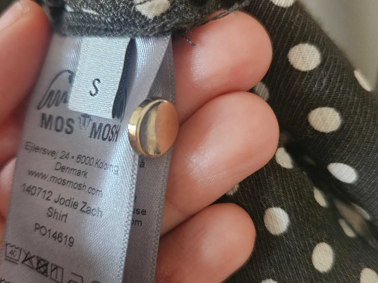 Billede 7 - Mos Mosh prikket skjorte