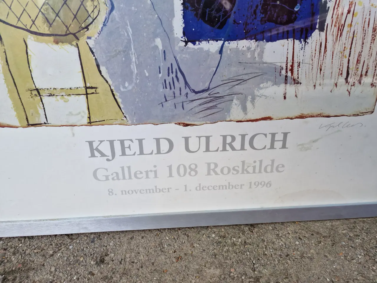 Billede 2 - KJELD ULRICH udstillingsplakat