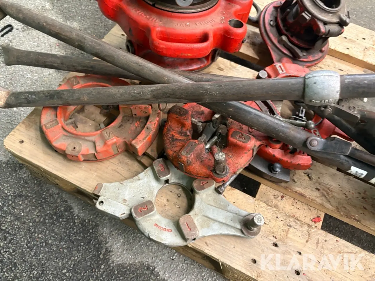 Billede 9 - Værktøj til gevindskæring Ridgid - 1 palle
