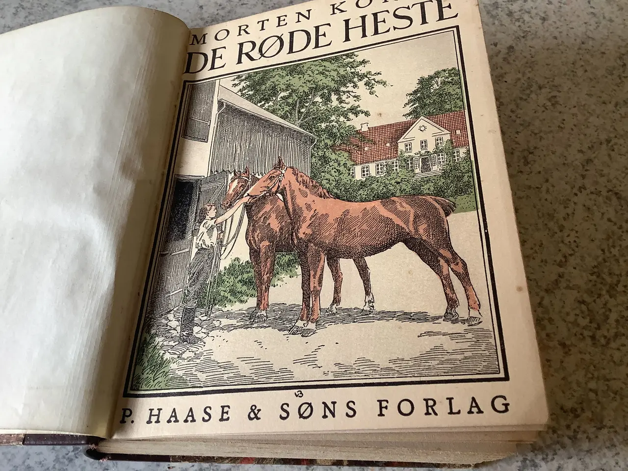 Billede 1 - Morten Korch “ De røde heste” 1944