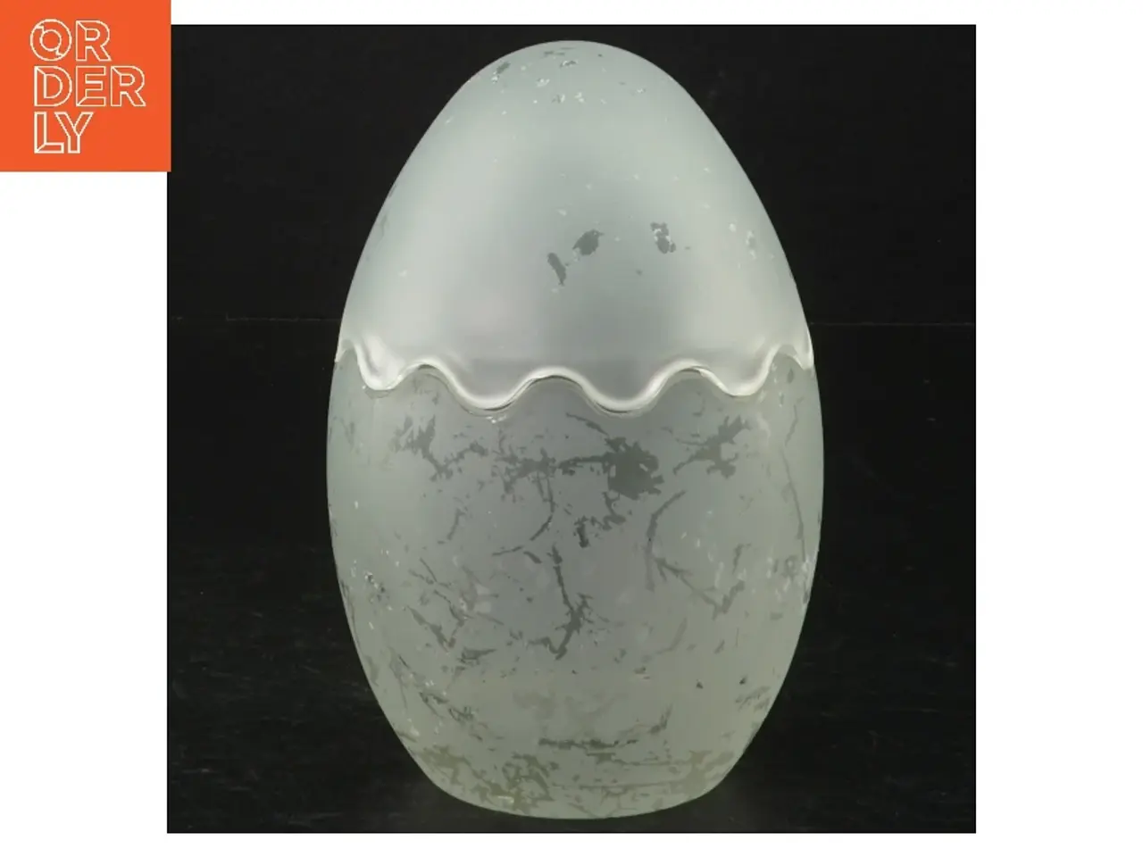 Billede 1 - Påskeægs glas vase (str. H. 13,5 cm)