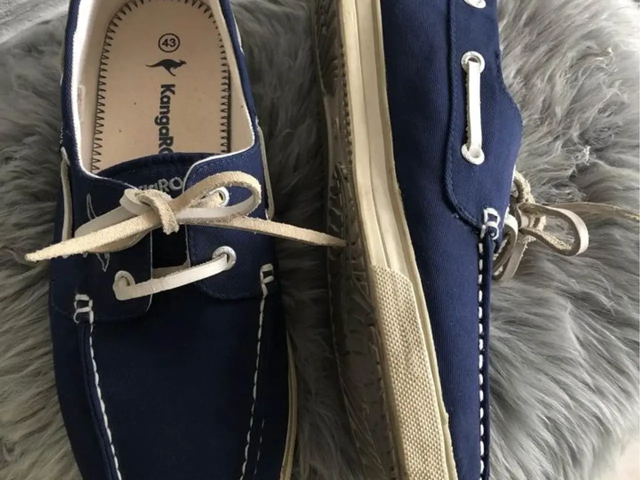 Billede 3 - Kangaroos lærredssko - Str. 43