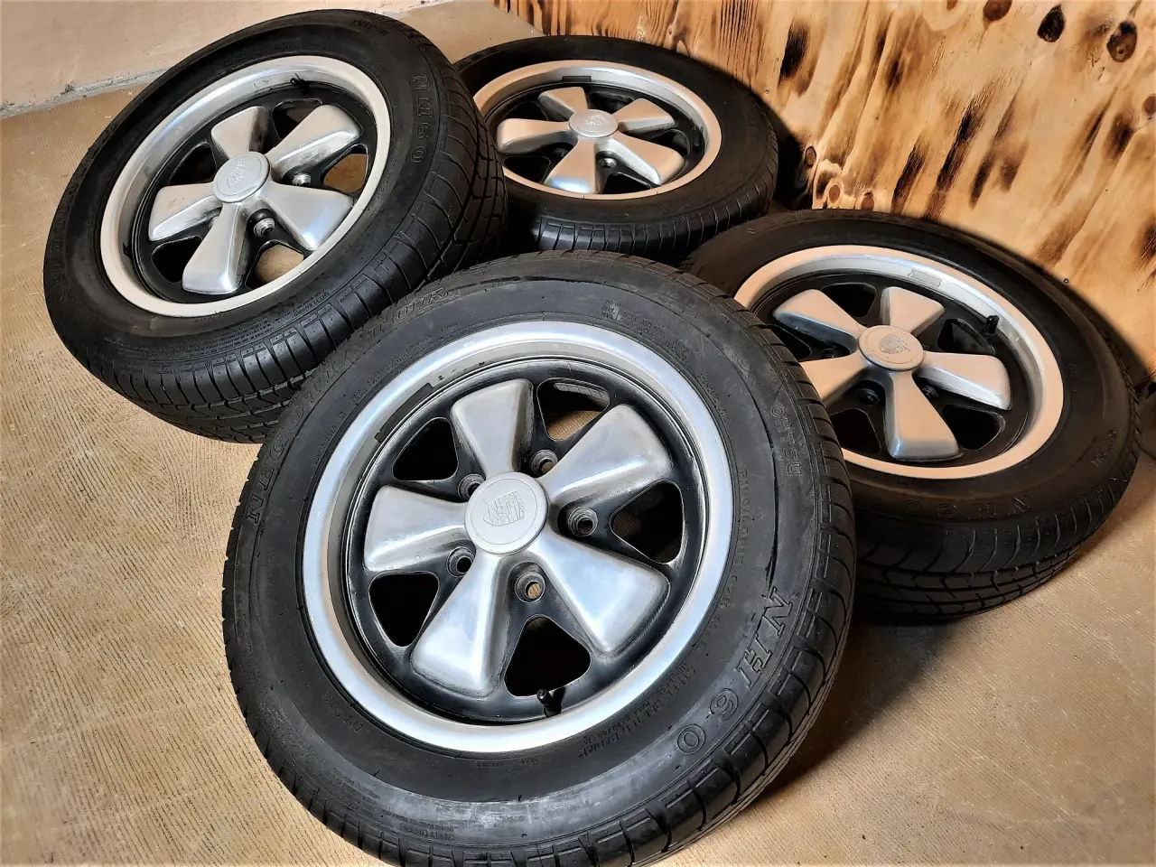Billede 2 - 5x130 15" 6x15 Porsche Fuchs wheels - Year 1970