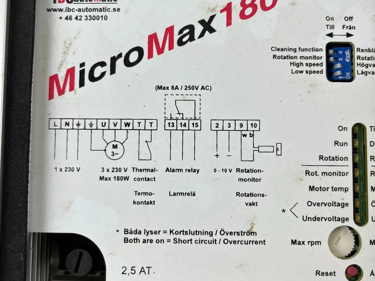 Billede 3 - IBC Automatic MicroMax180 F21018201 Motor 3x230V