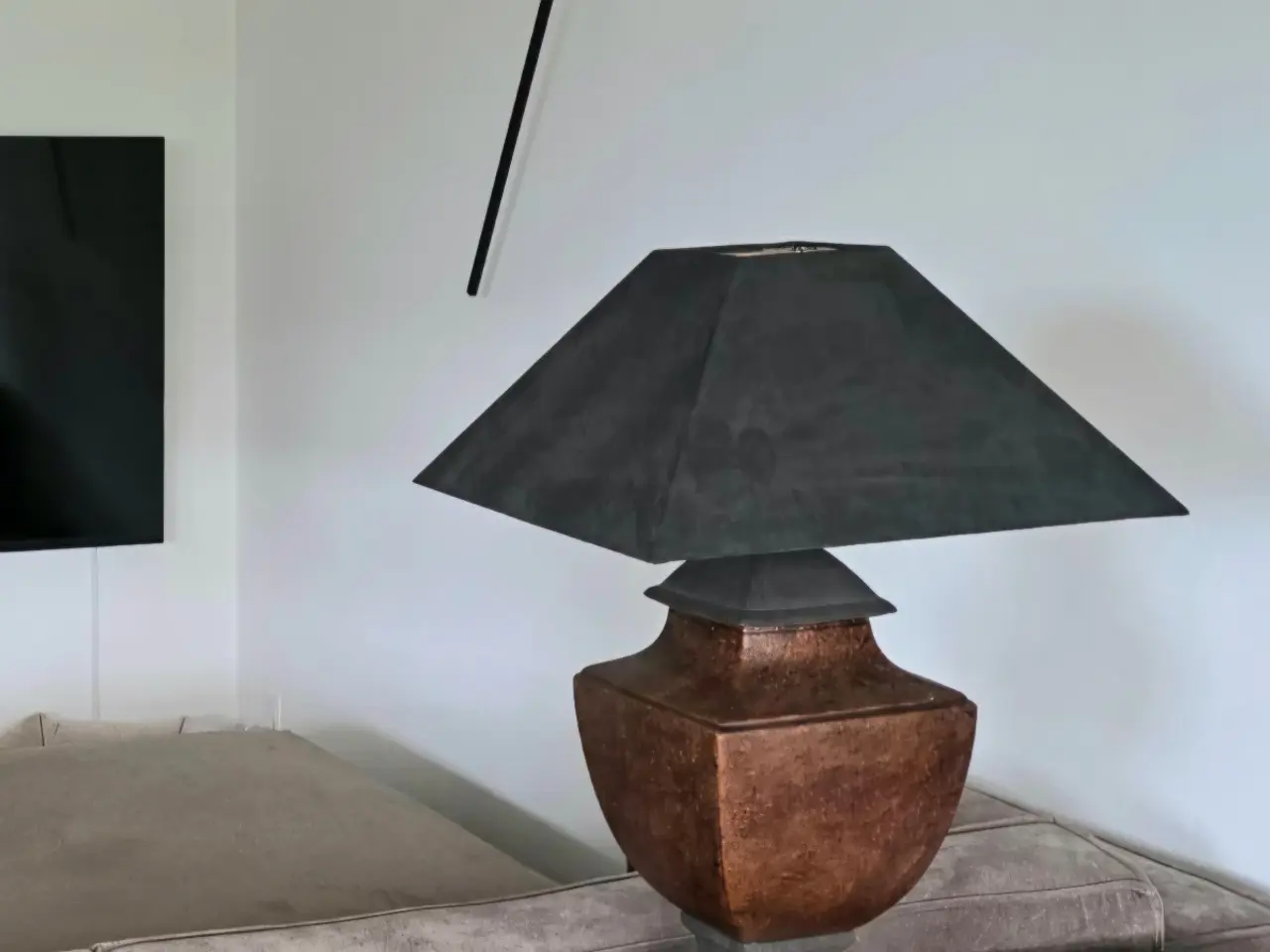 Billede 1 - Stor smuk keramik bordlampe
