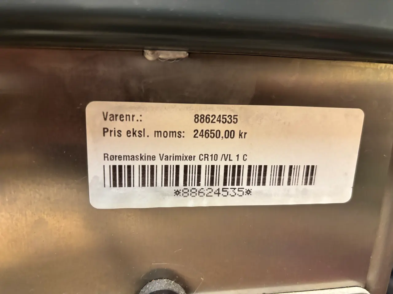 Billede 7 - Røremaskine BJØRN VARIMIXER CR10