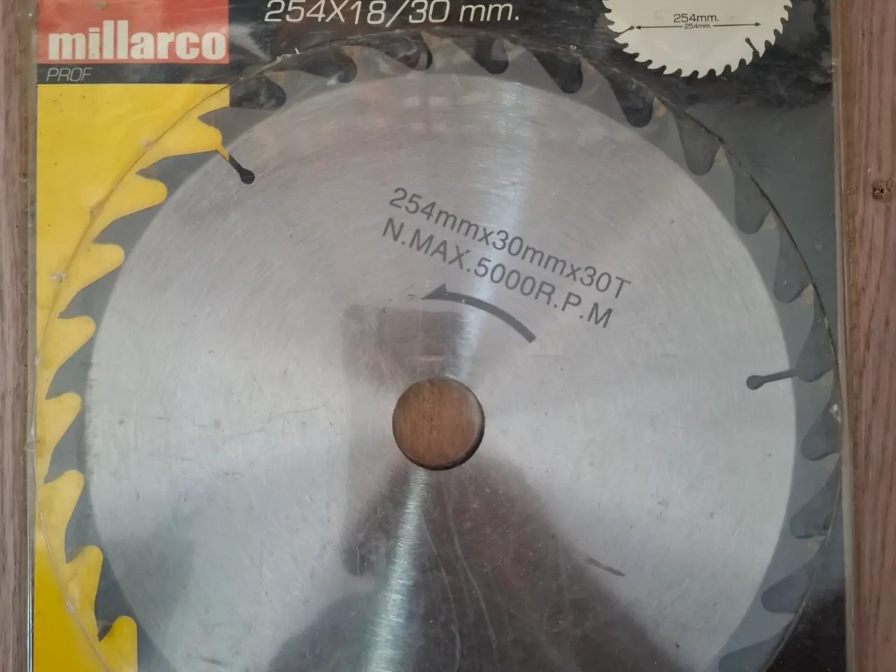 Billede 1 - Millarco rundsavsklinge 30 TD 254x18/30 mm