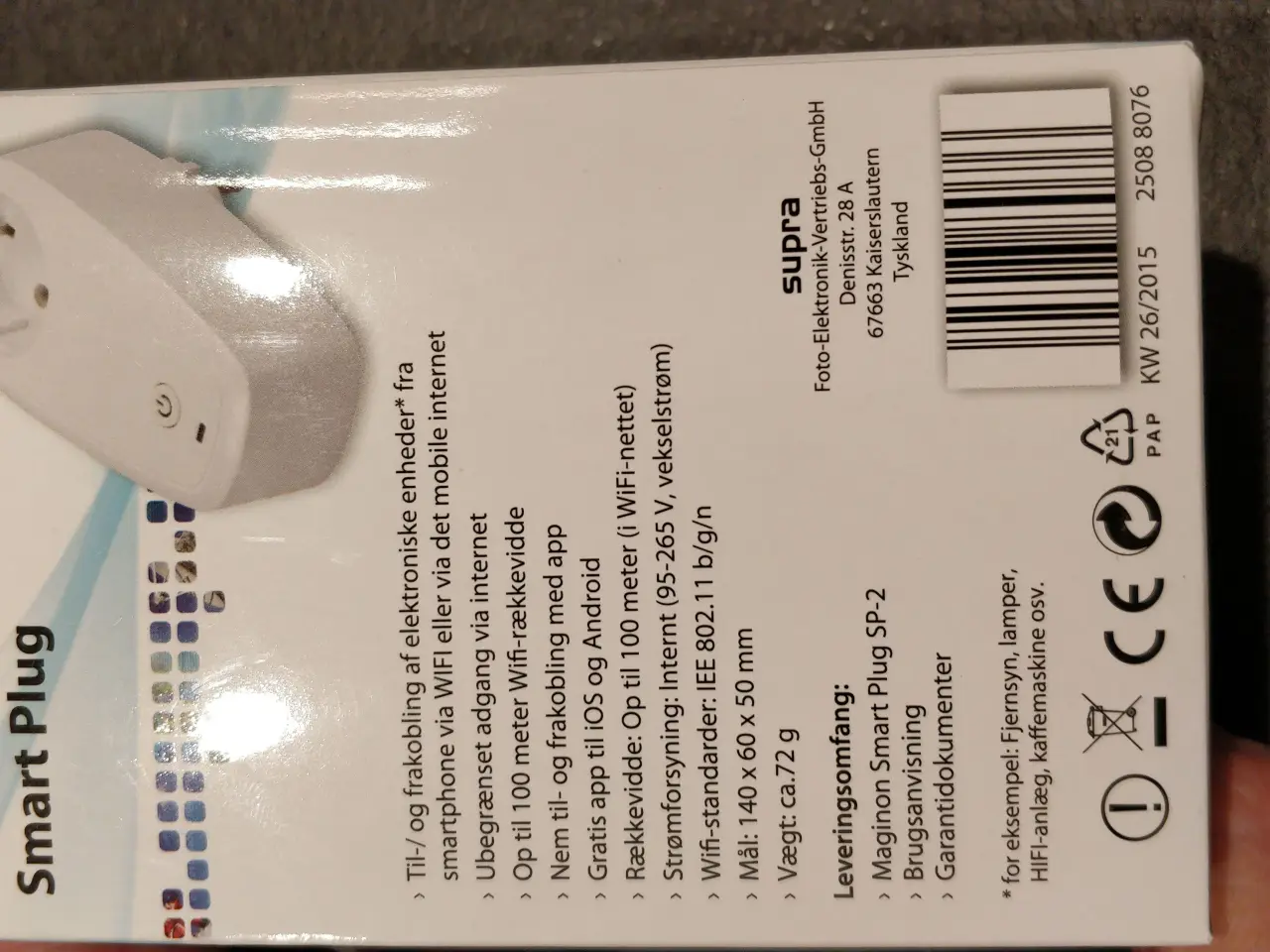 Billede 3 - Smart-stik (APP betjent Stikkontakt)
