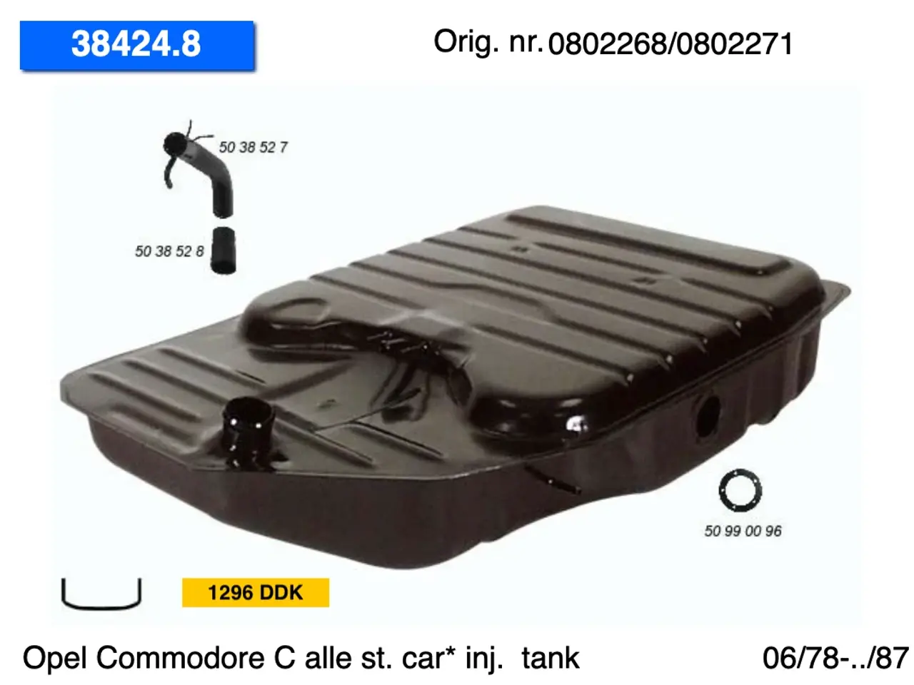 Billede 1 - Opel Commodore-Omega-Senator tanke