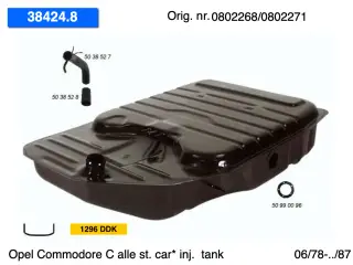 Opel Commodore-Omega-Senator tanke