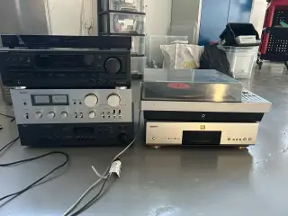 Retro HiFi pakke – Nikko, Technics, NAD, B&O m.m.