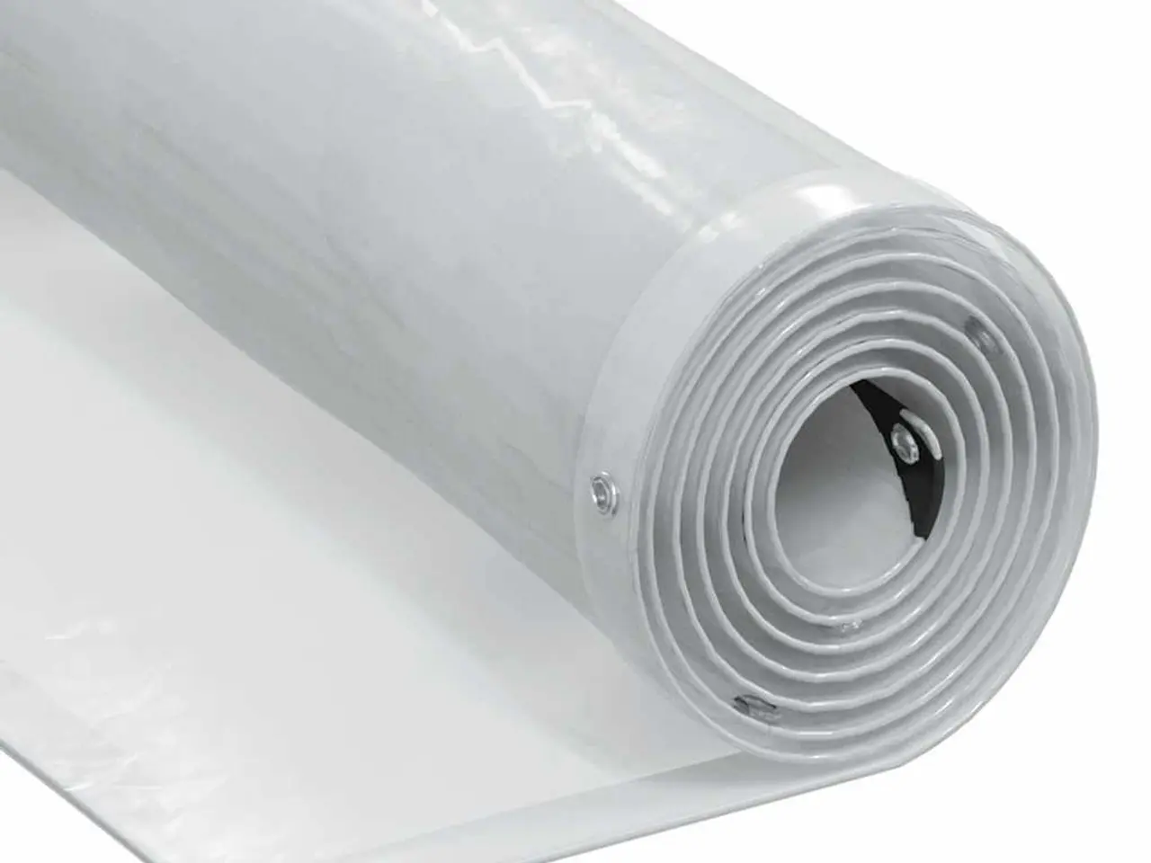 Billede 1 - Klar presenning med øjer 2 × 4 m - polyethylen, transparent
